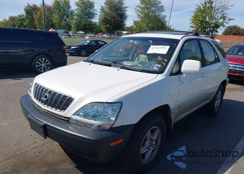 2001 Lexus Rx 300 z USA, uszkodzony, nr VIN JTJHF10U710229879